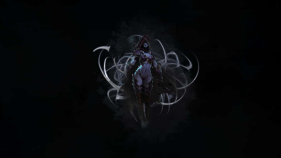 Sylvanas Windrunner Dark Aesthetic Comptuer Wallpaper