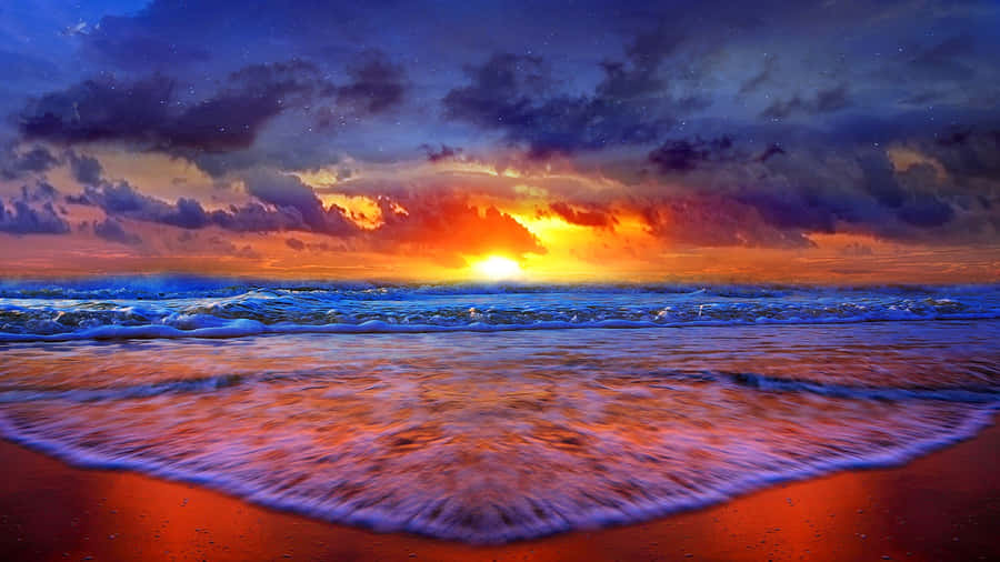 “take In The Beautiful Hawaii Sunset” Wallpaper