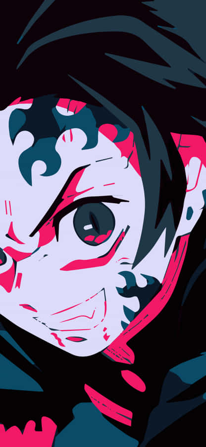 Tanjiro Close Up Demon Slayer Ipad Wallpaper