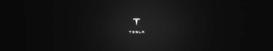 Tesla Logo Dark Triple Monitor Wallpaper