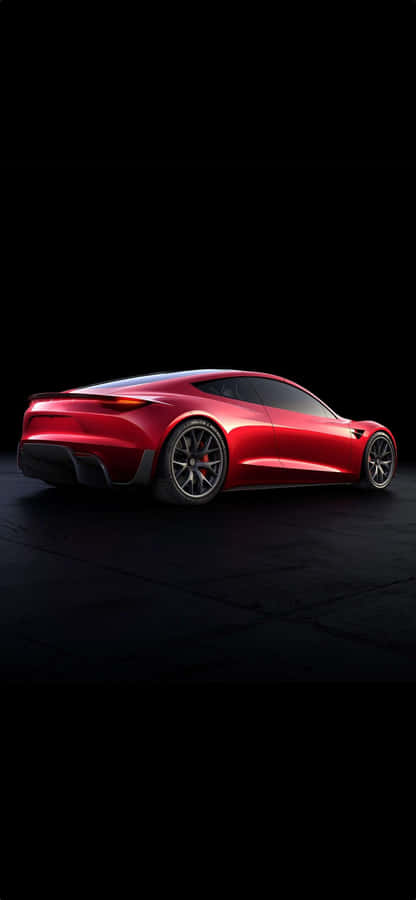 Tesla Side-view Iphone Wallpaper