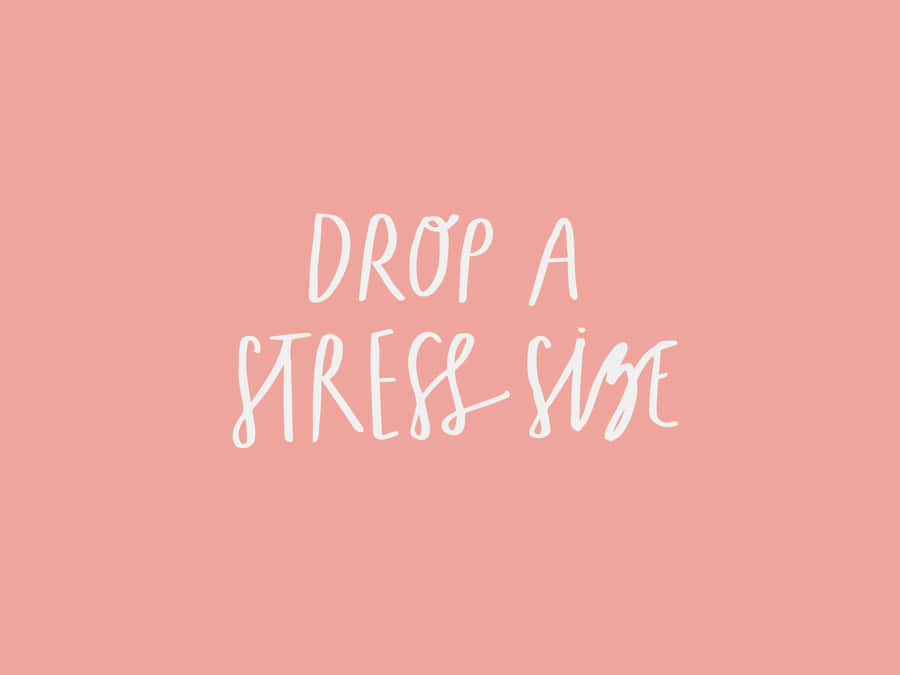 Text On Rose Gold Laptop Wallpaper