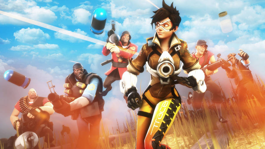 Tracer Overwatch HD Wallpaper | Download Tracer Overwatch HD… | Flickr