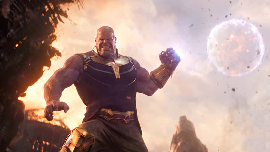 Thanos 4k Digital Ready To Punch Wallpaper