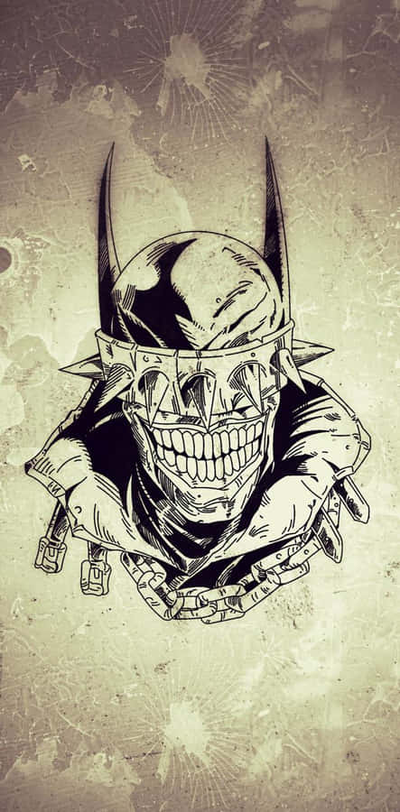 The Batman Who Laughs Lurking In The Shadows Wallpaper