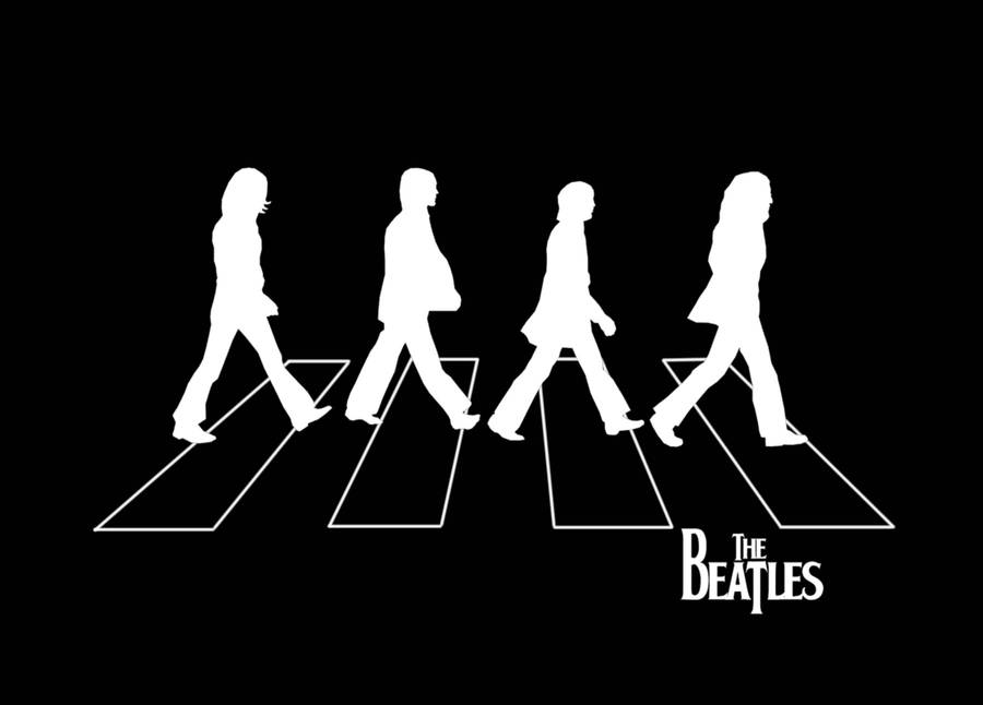 Download free The Beatles Crosswalk Silhouette Wallpaper - MrWallpaper.com