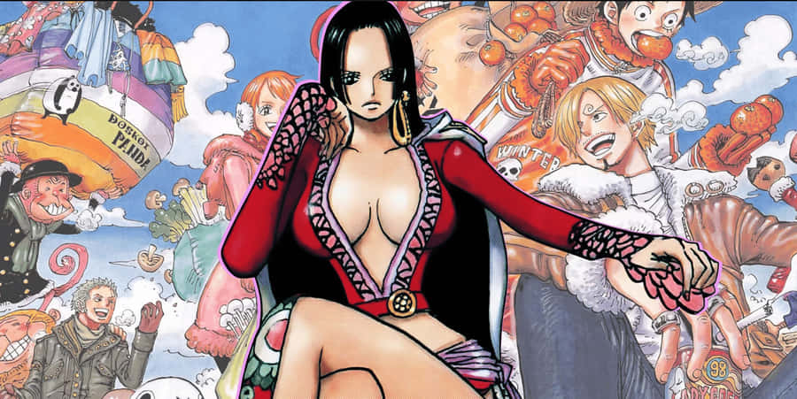 The Beautiful Boa Hancock, One Of The Strongest Female Characters In One Piece Wallpaper