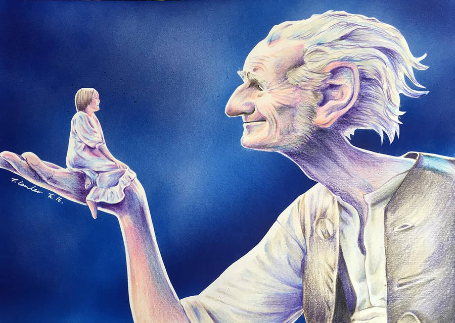 The BFG' Poster: A Big Friendly Giant And A 