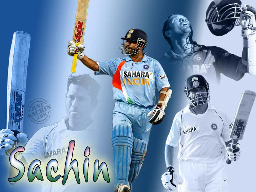 The 'god Of Cricket' Sachin Tendulkar Wallpaper