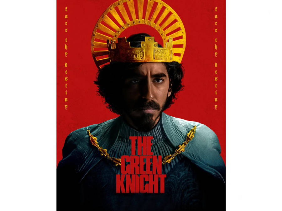 Download free The Green Knight Dev Patel Film Poster Wallpaper ...