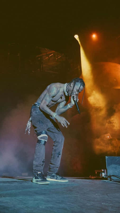 The High Energy Of A Travis Scott Concert Wallpaper