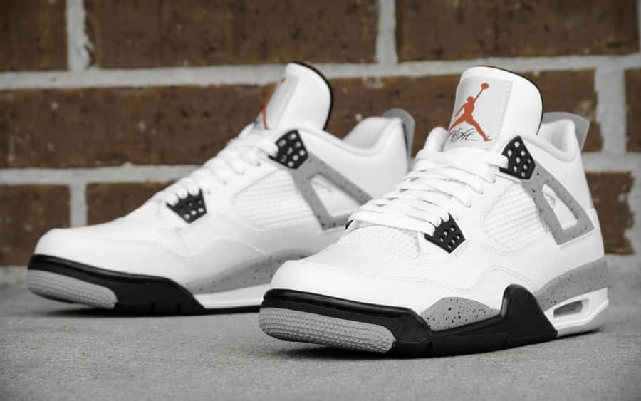 The Iconic Air Jordan 4 Wallpaper