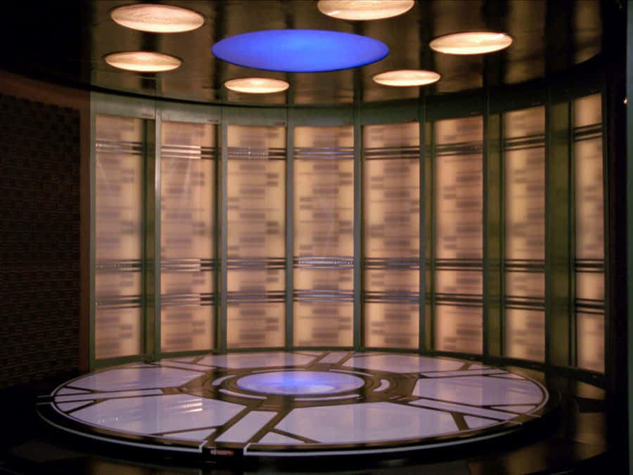 The Iconic Bridge Of The Starship Enterprise Wallpaper