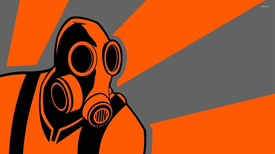 The Logo Of The Popular Video Game Team Fortress 2 Wallpaper