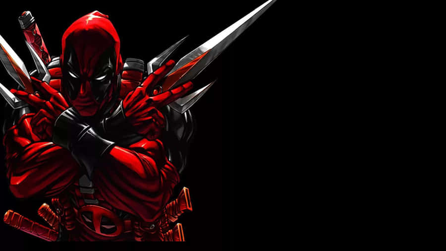 The Merc With A Mouth Is Ready For Action Wallpaper