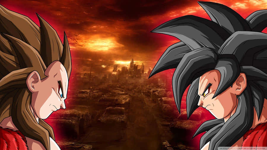 The Mighty Super Saiyan 4 Goku Wallpaper