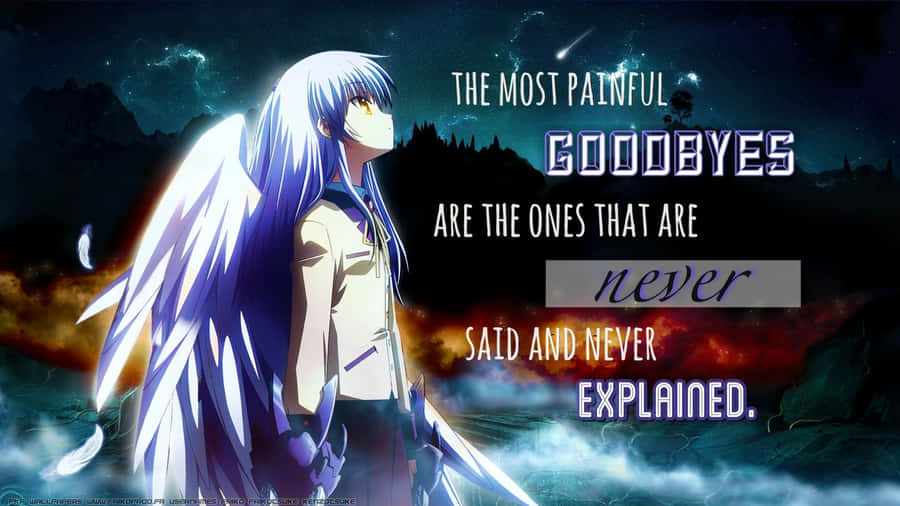 The Most Thankful Goodbyes Are The Ones That Never Wallpaper