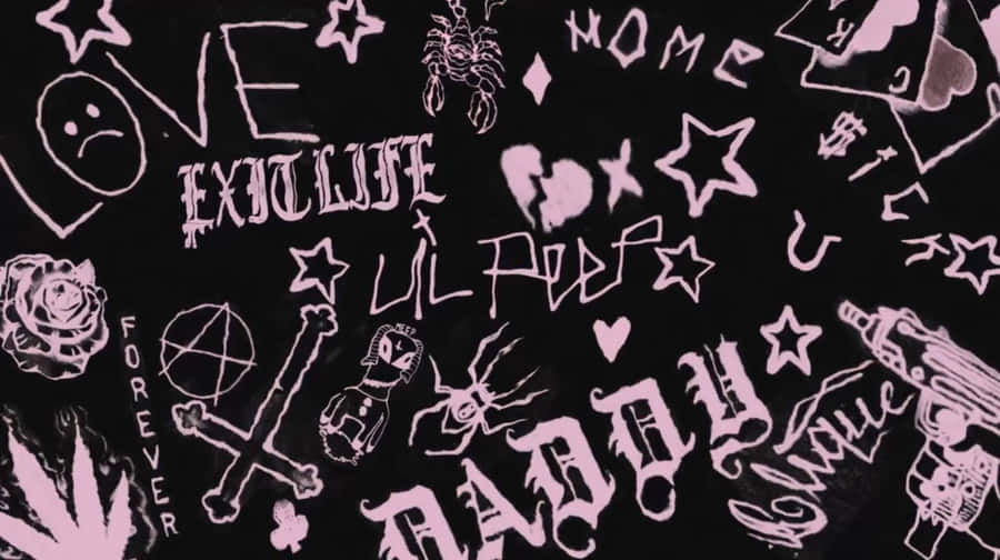 The Official Logo Of Rapper Lil Peep. Wallpaper