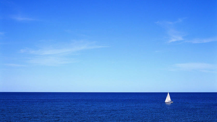 The Refreshing Calm Of The Ocean Wallpaper