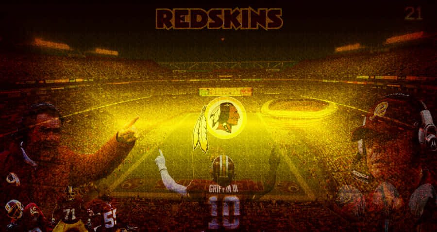 The Washington Redskins Are Playing In A Stadium Wallpaper