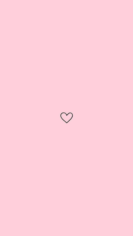 Tiny Pink Heart Aesthetic wallpaper