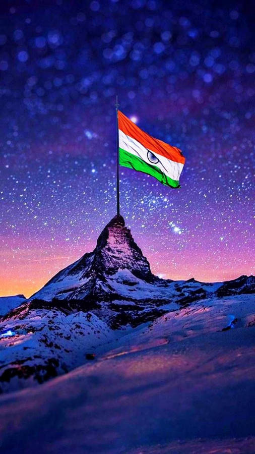 Download free Tiranga On Mountain Top Wallpaper - MrWallpaper.com