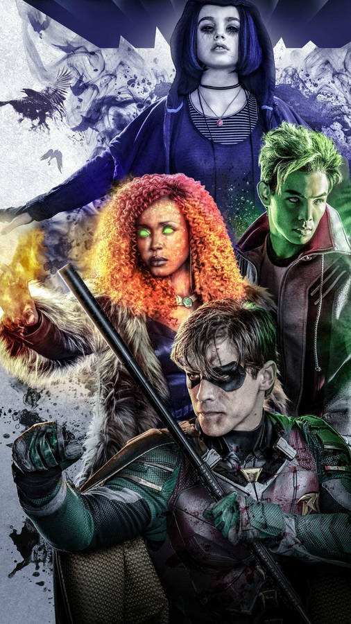 Titans Tv Show Characters Wallpaper