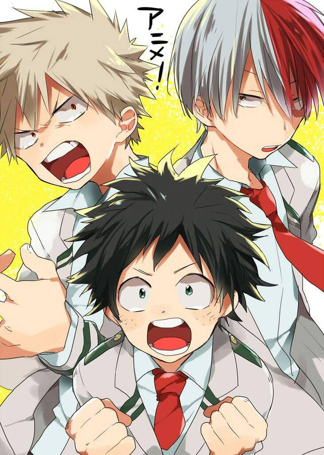 Download free Todobakudeku Trio School Uniform Wallpaper - MrWallpaper.com