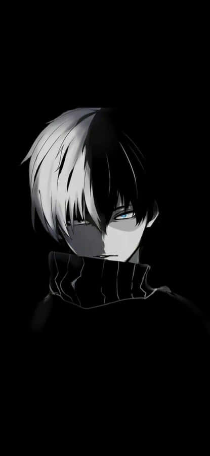 Todoroki Black - An Edgy And Stylish Wall Mural Wallpaper