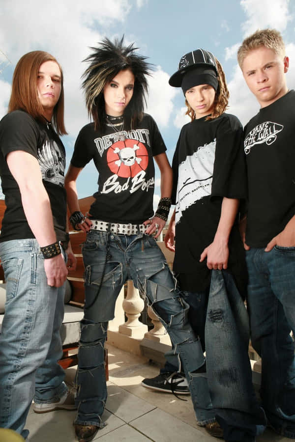 Download Free Tokio Hotel Band Pose Wallpaper - Mrwallpaper.com