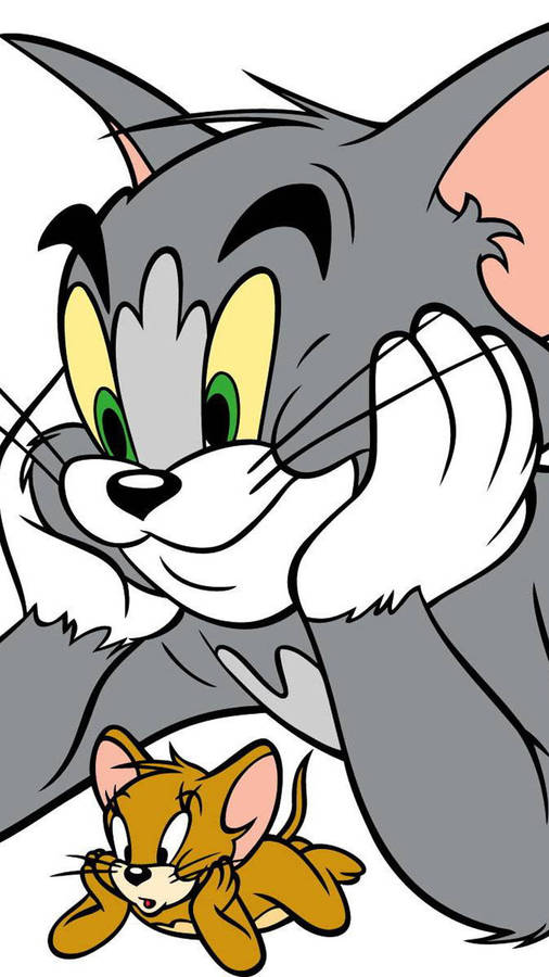 Download free Tom And Jerry Cute Watching Wallpaper - MrWallpaper.com