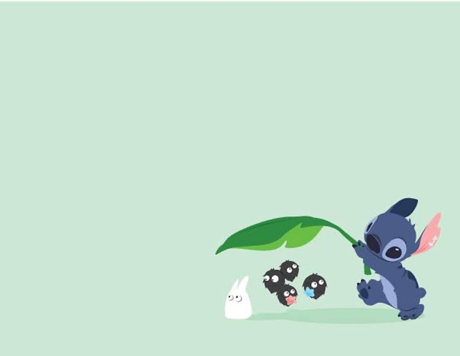 Download Free Totoro Stitch Aesthetic Wallpaper - Mrwallpaper.com