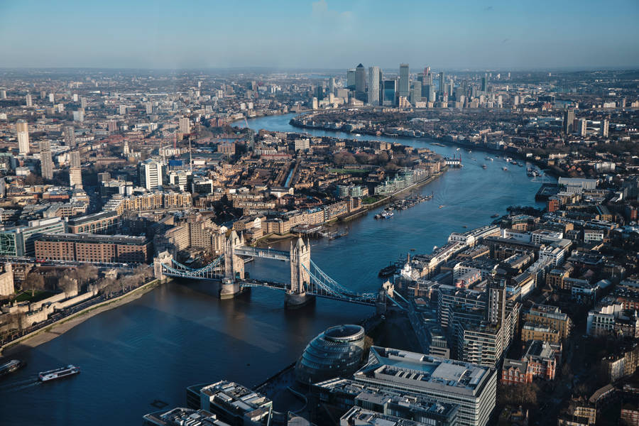 Tower Bridge And City Buildings Wallpaper