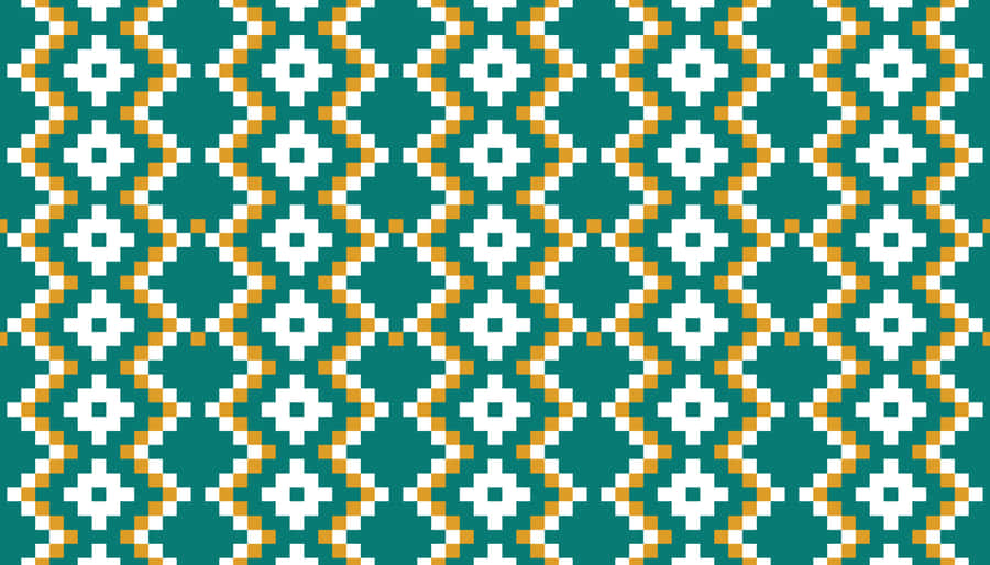 Traditional African Print Pattern Wallpaper