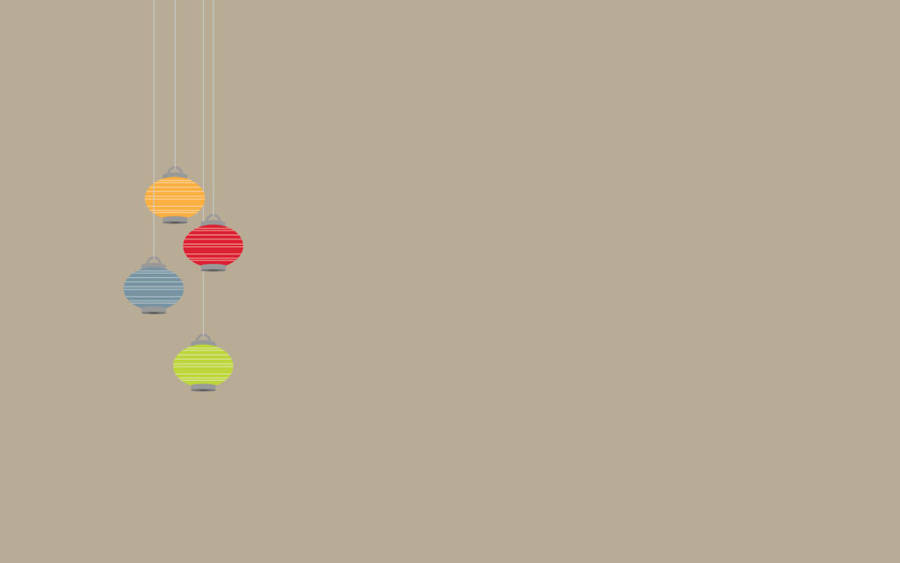 Tranquil Winter Scenery On A Minimalist Desktop Wallpaper