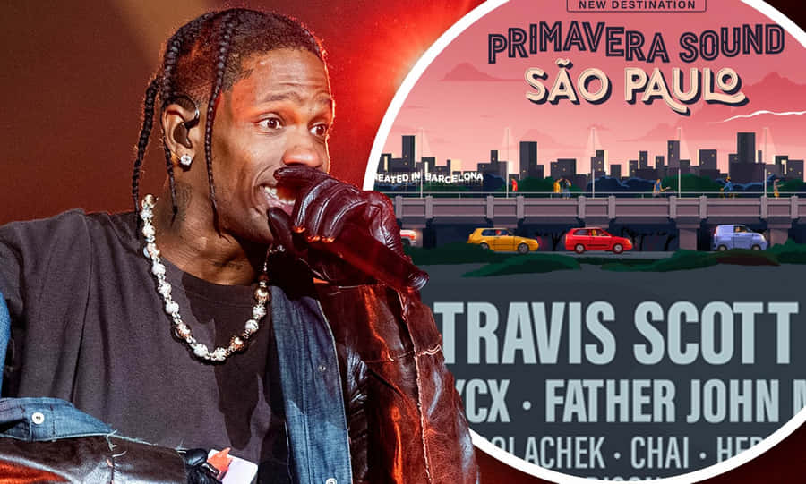 Travis Scott Concert Primavera Sound Wallpaper