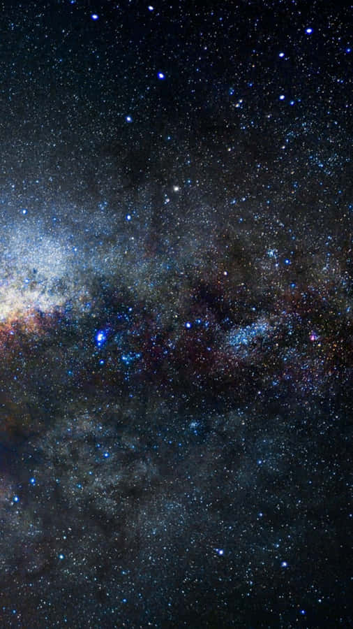 Twinkling Stars Light Up A Dark Night Sky Wallpaper