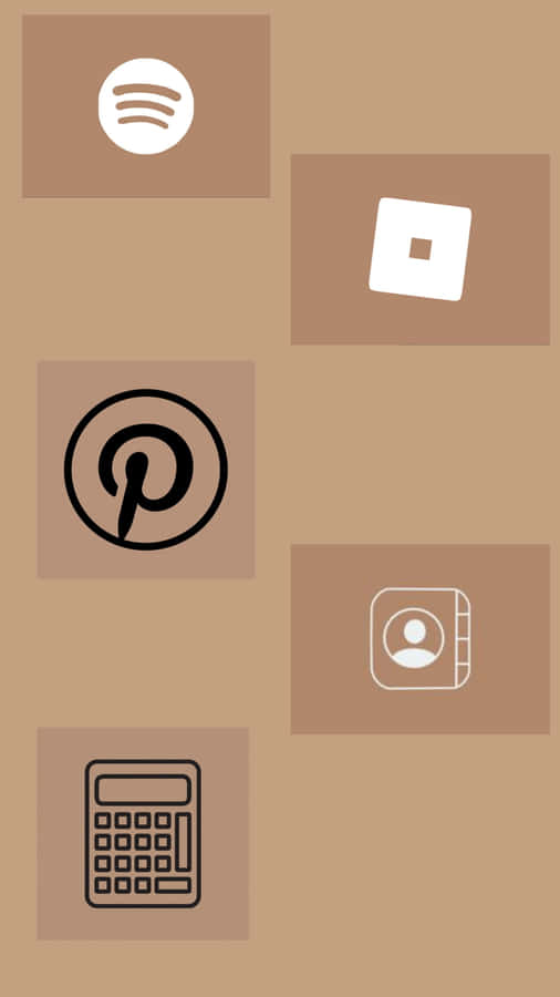 Two Worlds, Brown And White Wallpaper