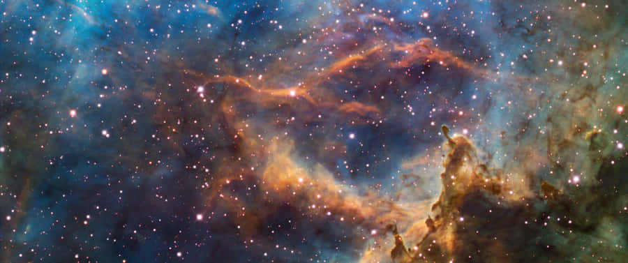 Ultra Wide 3440 X 1440 Bright Space Wallpaper