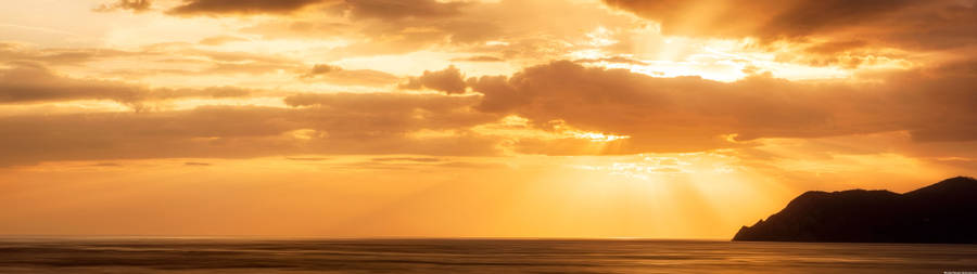 Ultrawide Sunset Wallpaper
