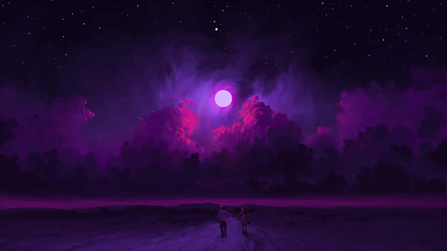 Under The Moon Lit Iphone Wallpaper