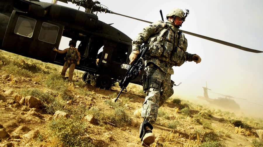 • United States Army — Supporting American Strength And Freedom Wallpaper