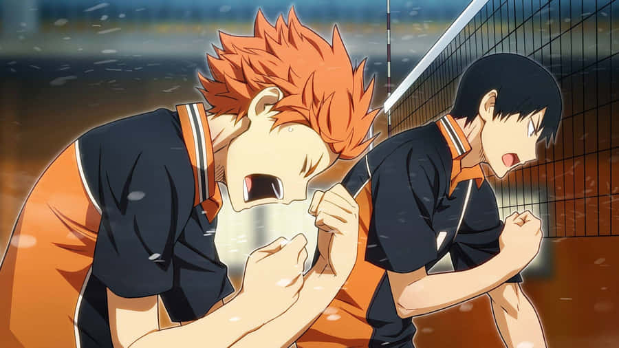 Uniting Characters From The Popular Anime Series, Haikyuu Aesthetic Desktop Wallpaper