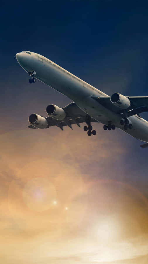 “unlock The World With Your Plane Iphone” Wallpaper