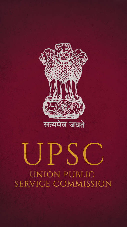 Download free Upsc Logo On Maroon Wallpaper - MrWallpaper.com