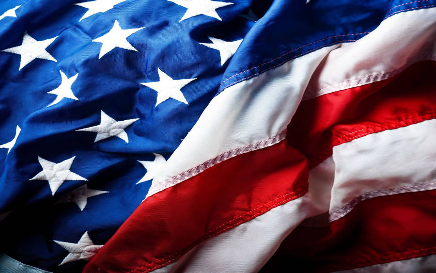Usa Flag Cloth Wallpaper