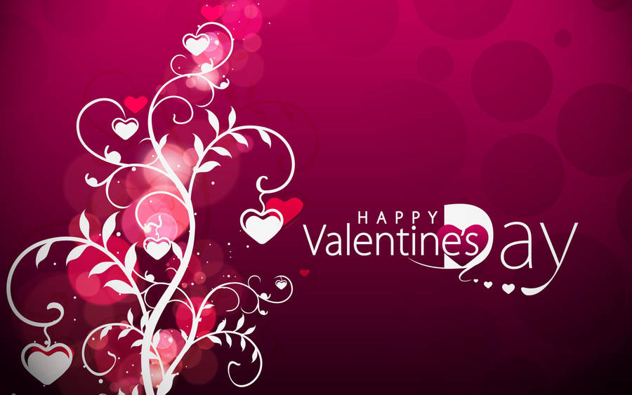 Valentine's Heart Plant Wallpaper