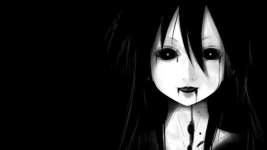 Download free Vampire Girl Black And White Pfp Wallpaper - MrWallpaper.com