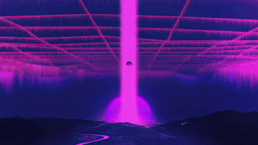 Vaporwave Landscape4 K Ultra H D Wallpaper