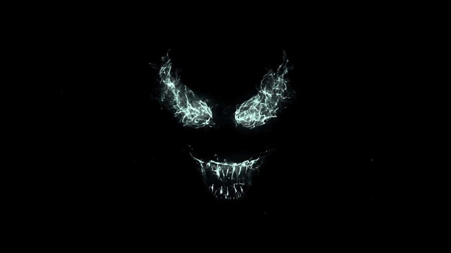 Venom Eyes And Teeth Abstract Wallpaper